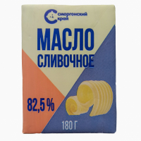 Масло сливочное с м.д.ж. 82,5%